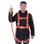 安全带工地施工保险带高空作业安全带全身五点式攀岩安全带安全绳 国标白色单小钩3米