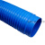 pvc波纹管蓝色橡胶软管排风管雕刻机吸尘管通风软管排气管伸缩管 集客家 180mm*1米
