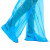易美丽诺 LC0081 一次性分体连脚旅游简易雨衣套装 蓝色松紧袖（单套装）