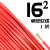 国标阻燃BVR1 1.5 2.5 4 6平方软多股铜芯家装电线铜线零剪 16平方 单皮软线(1米)红色