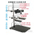 机器视觉实验支架 工业相机支架 CCD实验支架+万向光源打光架 600mm螺纹杆大底板
