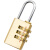 龙禹盛 密码挂锁防盗拉杆箱锁背包锁柜门锁 3轮密码锁（小号） 一个价