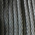 一般用途光面涂油钢丝绳6*37+FC麻芯6股油丝绳起重吊装 浅灰色 11mm