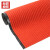 赫思迪格 JG-238 PVC复合底双条纹地毯 进门地毯 大红色 宽1.8米*1米（要几米拍几个）
