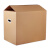 大号搬家纸箱 加厚特硬瓦楞纸箱打包箱包装箱收纳箱 5层特硬 50*40*40cm(带扣手)10只装