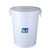 塑料加厚储带盖圆桶120L食级发酵酿酒桶大白桶熟料桶 特厚款200L装水约360斤带盖 白色