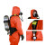 XMSJ正压式自给消防空气呼吸器6.0碳纤维气瓶认证呼吸器面罩 6L钢瓶呼吸器一整套