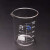 玻璃烧杯25低型50化学100ml250毫升500实验室10L大小刻度量杯 烧杯10ml(不带刻度)