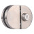 海斯迪克 304不锈钢玻璃门门锁 推拉门免开孔双开插锁（双边玻璃双面锁-外钥内拧）HKT-174