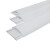 联塑 LESSO PVC圆弧形地板线槽2M/条 白色 70×15