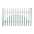 RFSZ 栅栏草坪护栏 PVC塑钢防护栏 双色混合 高度1.2m长度1m（不含立柱）【支持定制】详情咨询