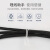 电镀锌铁丝扎线 包塑铁扎丝电线光缆捆绑线绑带 葡萄枝条扎条 1. 0.75黑扁 55米一捆