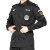 易美丽诺 LC0562 春秋酒店小区保安工作服安保服装 黑色 4XL190cm