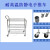 物料车镀铬手推车车间周转车线网架碳钢三层二层手推车 1060*457*1040mm二层