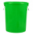 垃圾桶圆形塑料加厚大号带盖户外无盖四分类绿色厨余垃圾易 50K绿色【无盖】【鱼骨图】