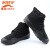 搏峰（BOVFN）劳保鞋 防滑耐磨高帮休闲鞋 男女通用 黑色 022高帮 37
