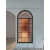 萌依儿法式复古窗 北欧法式铁艺复古落地窗玄关拱形窗户室内入户阳台玻 宽80高200（加厚-双面）