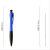 禾麻叶 按压黑色圆珠笔批发红蓝黑笔芯0.5原子笔油笔可爱黑色 B款蓝色 50支笔+50支笔芯