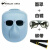 LISM电焊面罩焊工眼镜防护头戴式氩弧焊烧焊护脸防烤面具焊帽 pp透气面罩+白镜(送绑带)