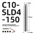 高精密度侧固式小径延长杆SLD10/12/16/20加长杆防震深腔铣刀刀杆 C10-SLD4-150高端款