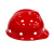 SB赛邦V型玻璃钢安全帽 电力电信工地工作防护帽 无锡赛邦安全帽 四色 可印字 红色 安全帽