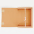 海斯迪克 牛皮纸档案盒 加厚资料盒文件包装盒 普通款 31*22cm 侧宽2cm(10个) HKT-250