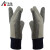 12双 黑色点胶帆布手套 加厚耐磨防滑 透气防护手套 劳保用品