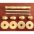 红木马扎马扎配件马扎轴红木马扎铜轴折叠凳子专用金属零件铁丝柱FZB 铜帽2个+垫片2个