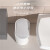 夹缝智能式卫生间全自动电动垃圾桶桶窄厕所带盖智能2023 白(自动 9L奶油白(自动吸附套袋+智能感 9L