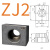 定制直线导轨固定块 压块 粉末冶金机床滑轨楔块 ZJ2