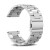 爱国者（aigo）智能手表表带GT8 V8 成人手表专用表带 贴膜 数据线配件 三株钢带【黑】