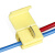 天旭破线器黄色4-6平方快速接线端子分线器免剥皮建筑装修无损连接器并线扣 50个