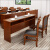 鑫晟凯会议桌椅组合油漆木皮主席台桌条形桌培训桌实木长条桌办公桌条桌 1.2米条桌