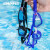 SWANS日本进口泳镜女男防水防雾硅胶柔软镜框高清竞速游泳眼镜装备72N 紫色（当季新品）