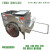 手推垃圾环卫车户外保洁小区物业400L塑料拉式不锈钢清洁回收铁桶 普通加盖+实心轮(加气轮)