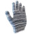 盖歇茂（GXM）劳保线手套加厚加密耐磨工作黑灰色棉纱手套10双/包
