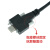 工业相机USB3.0转Type-C接口高柔带锁线缆适用于IDS映美精Xime等 黑色 1m