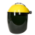 溥畔子外线防护面罩高强度工业365UV灯管防护头盔消毒灯防护脸罩 UV防护面罩 透明