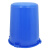 兰诗 YJ-E085 圆形水桶 塑料桶储物收纳桶酒店厨房大号环卫物业垃圾桶 蓝色100升无盖