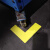L型定位贴地贴工厂车间5s6S7S桌面地面4角定位定置标识标志定做 蓝色L型一个 7.5x3cm
