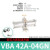 气缸VBA10A-02GN VBA11A-02GN VBA20A-03GN VBA40A VBA42A-04GN 含压力表和消声器