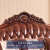 王者王朝欧式真皮沙发头层牛皮高端奢华客厅最新款美式实木雕花家具组合 2+3沙发组合 组合
