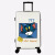 爱华仕（OIWAS）行李箱拉杆箱卡通可爱网红女男学生小型轻便登机箱密码旅行箱 竖鸭黄 20寸可登机