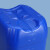 鸣固 堆码桶废液收集桶耐酸碱耐腐蚀实验室废液桶 25L B款加厚1.3kg半透明色
