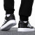阿迪达斯 （adidas）男鞋板鞋春新款经典低帮运动休闲鞋轻质透气皮面网球鞋防滑板鞋子 GZ4856-黑色皮面-店长力荐 44