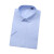 中神盾 D8606  短袖 男式衬衫修身韩版职业商务免烫蓝色斜纹衬衣 蓝色超细斜  (100-499件价格)38码