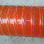 鸣固 ZJ6058耐高温风管 高温硫化管 红色高温矽胶风管 耐温-70℃-+300℃（4米1条）280mm