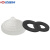 佰瑞特   尼龙垫片塑料绝缘平垫圆形塑胶垫圈橡胶螺丝平垫圈 M2.5*5*1.0【100个】黑色 