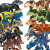 中国侏罗纪恐龙积木拼装儿童智力玩具男孩霸王龙模型男童 烈焰翼龙