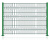 青佤 桃型柱防护栏 隔离网 栅栏护栏网 铁丝安全网 0.8m高*2.5m长*5.0mm粗